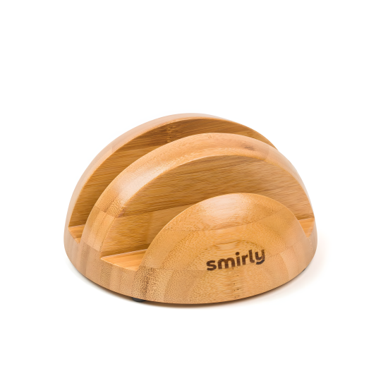 Wooden Cutting Board Set - 3 Pcs With Stand